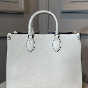 Louis Vuitton Onthego MM Epi Leather White