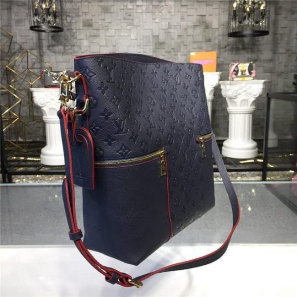 Louis Vuitton Melie Monogram Empreinte Marine Rouge