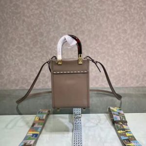 Fendi Mini Sunshine Shopper Grey