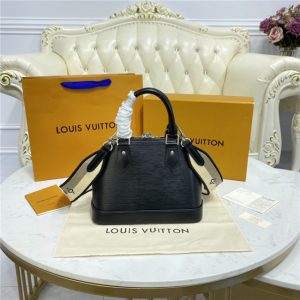 Louis Vuitton Alma BB Epi Leather Black