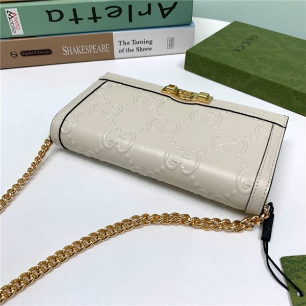 Gucci GG Wallet With Chain (Varied Colors)