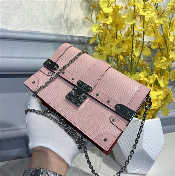 Louis Vuitton Trunk Chain Wallet Rose Ballerine