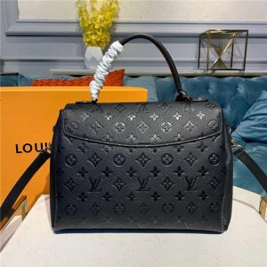 Louis Vuitton Georges MM Monogram Empreinte Leather Noir