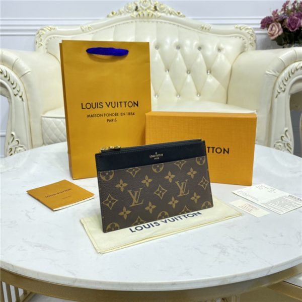 Louis Vuitton Slim Purse Monogram Brown