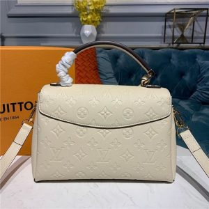 Louis Vuitton Georges BB Monogram Empreinte Leather Creme