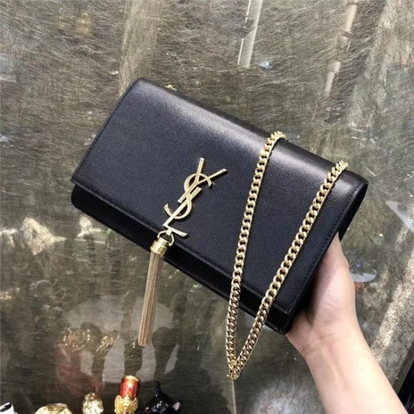 YSL Kate Medium With Tassel in Grain De Poudre Embossed Leather (Varied Colors)