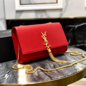 YSL Kate Medium With Tassel in Grain De Poudre Embossed Leather (Varied Colors)