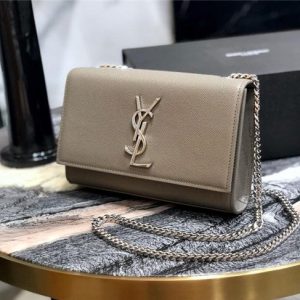 YSL Kate Small in Grain De Poudre Embossed Leather (Varied Colors)