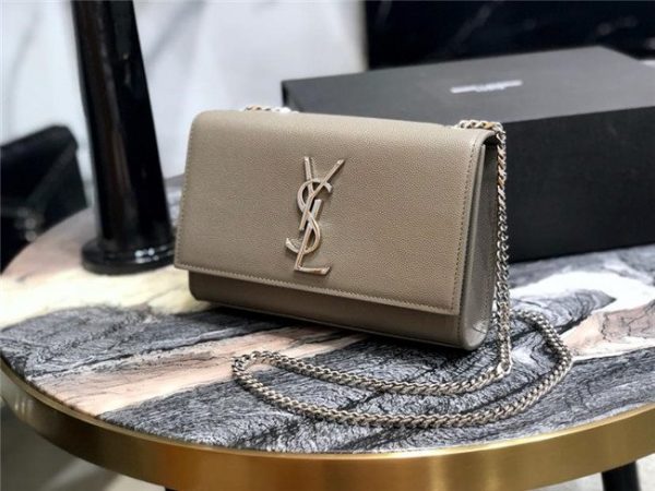 YSL Kate Small in Grain De Poudre Embossed Leather (Varied Colors)