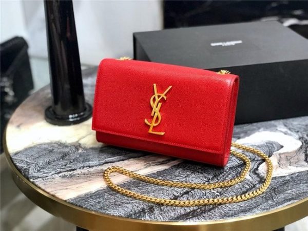 YSL Kate Small in Grain De Poudre Embossed Leather (Varied Colors)