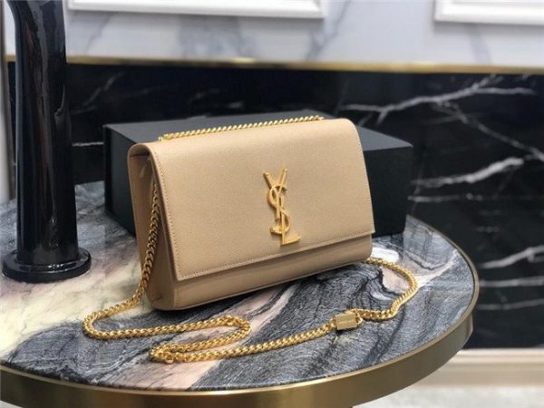 YSL Kate Medium in Grain De Poudre Embossed Leather (Varied Colors)