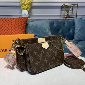 Louis Vuitton Multi Pochette Accessoires Rose Clair