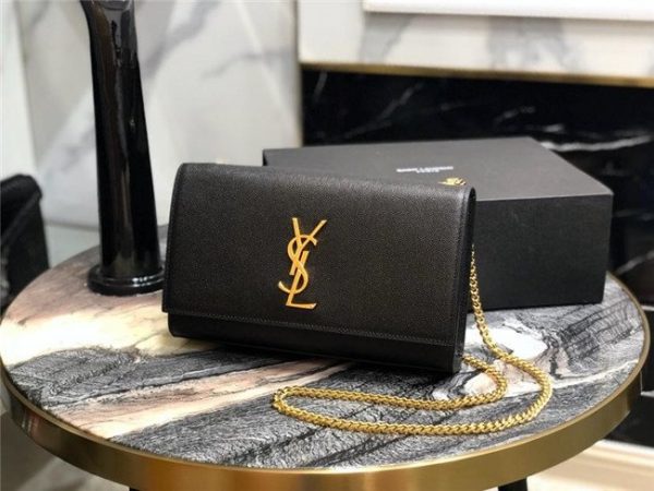 YSL Kate Medium in Grain De Poudre Embossed Leather (Varied Colors)