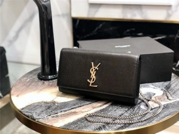 YSL Kate Medium in Grain De Poudre Embossed Leather (Varied Colors)