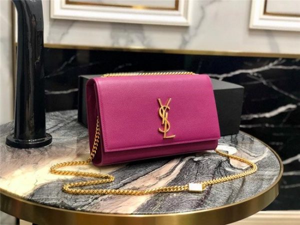 YSL Kate Medium in Grain De Poudre Embossed Leather (Varied Colors)