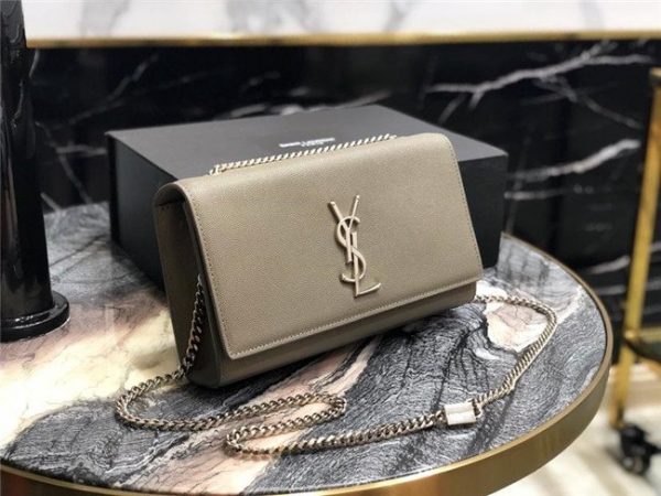 YSL Kate Medium in Grain De Poudre Embossed Leather (Varied Colors)