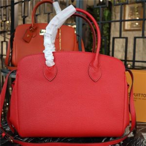 Louis Vuitton Milla MM Rhubarbe Red