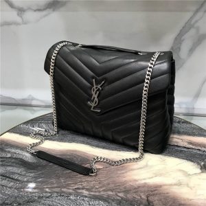 YSL Medium LOULOU Chain Bag “Y” Matelasse Leather (Varied Colors)