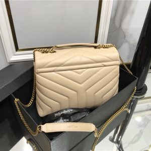 YSL Small LOULOU Chain Bag “Y” Matelasse Leather (Varied Colors)