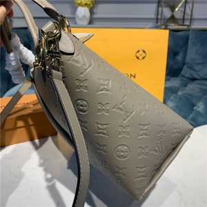 Louis Vuitton V Tote MM Monogram Empreinte Tourterelle Grey