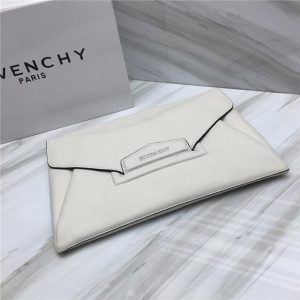 Givenchy Antigona Envelope Clutch Grained Leather (Varied Colors)