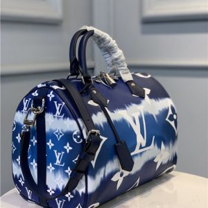 LV Escale Replica Speedy Bandouliere 30 Bleu Bags