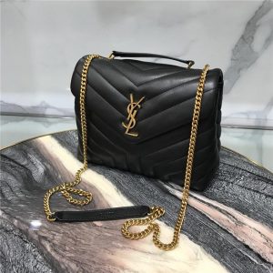 YSL Small LOULOU Chain Bag “Y” Matelasse Leather (Varied Colors)