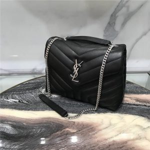 YSL Small LOULOU Chain Bag “Y” Matelasse Leather (Varied Colors)