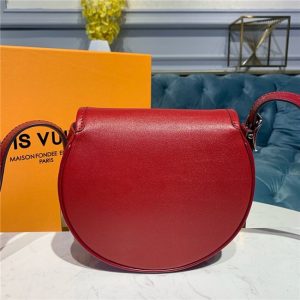 Louis Vuitton Tambourin Small Round Lightweight Cross Shoulder Bag Rouge