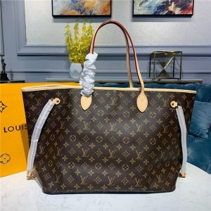 Louis Vuitton Monogram Neverfull Replica GM Beige