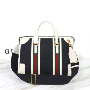 Gucci Medium Canvas Top Handle Bag (Varied Colors)