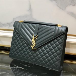 Yves Saint Laurent Large Envelope Chain Bag (Varied Colors)