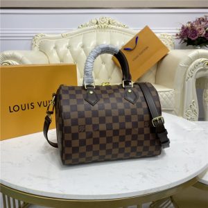 Louis Vuitton Speedy Bandouliere 25 Damier Ebene (Cherry)