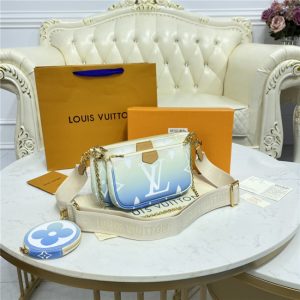 Louis Vuitton Multi Pochette Accessoires Blue