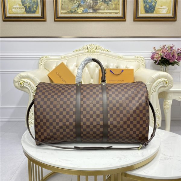 Louis Vuitton Keepall Bandouliere 55 Damier Canvas