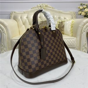 Louis Vuitton Alma Damier Ebene Canvas PM Replica