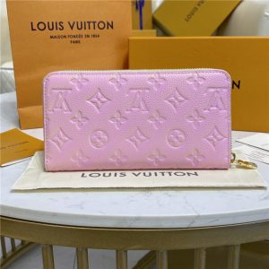 Louis Vuitton Zippy Replica Wallet Pink