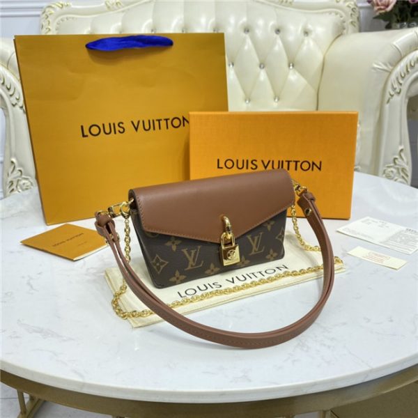 Louis Vuitton Padlock On Strap Bag Replica Caramel