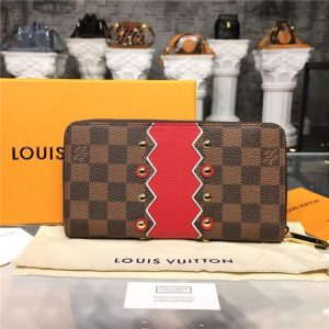 Louis Vuitton Zippy Wallet Damier Ebene Canvas