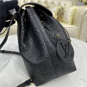 Louis Vuitton Montsouris Backpack Replica Monogram Empreinte Black