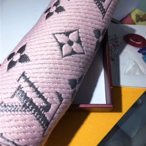 Louis Vuitton Logomania Shine Scarf (Rose Ballerine)