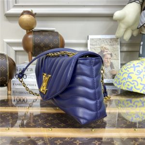 Louis Vuitton New Wave Chain Replica Bag H24 Night Blue