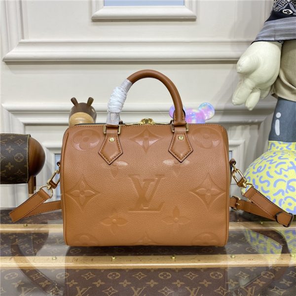 Louis Vuitton Speedy Bandouliere 25 Cognac Monogram Empreinte