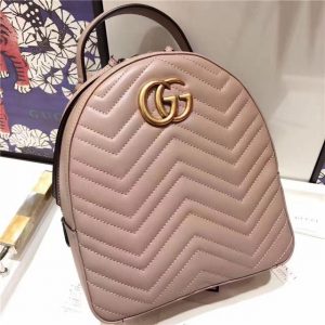 Gucci GG Marmont Quilted Leather Replica Backpack (Varied Colors)