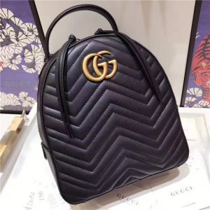 Gucci GG Marmont Quilted Leather Replica Backpack (Varied Colors)