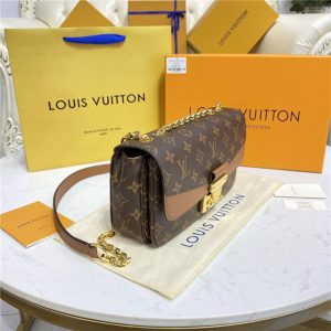 Louis Vuitton Marceau Chain Handbag Caramel