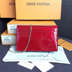 Louis Vuitton Cherrywood Chain Wallet Patent Leather (Varied Colors)