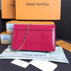 Louis Vuitton Cherrywood Chain Wallet Patent Leather (Varied Colors)