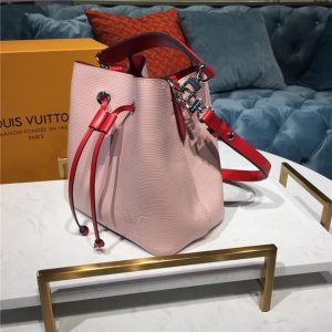 Louis Vuitton NeoNoe BB Epi Leather Rose Ballerine