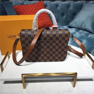 Louis Vuitton Beaumarchais Damier Ebene Venus Pink